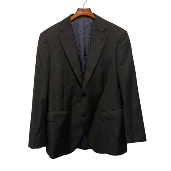 SuitSupply‎ Perennial Wool Super 110's Gray Two Button Suit Jacket Sports Coat - Picture 1 of 9
